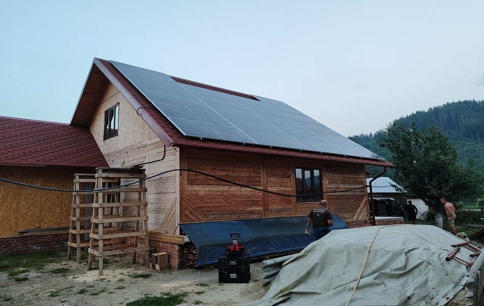 СЕС в с. Лопушна, Чернівецька обл.
