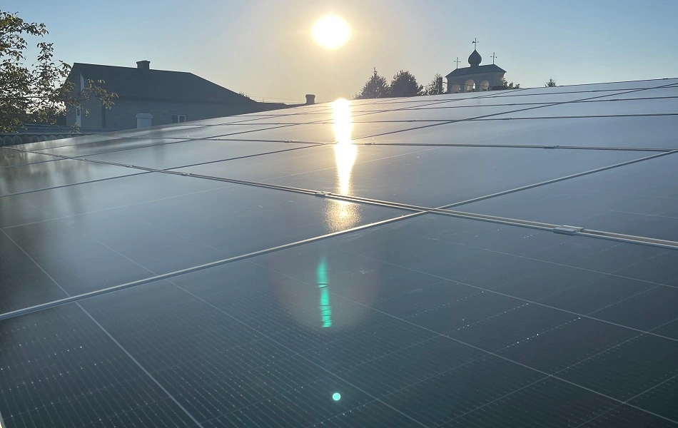 СЕС в с Присівці Тернопільська обл