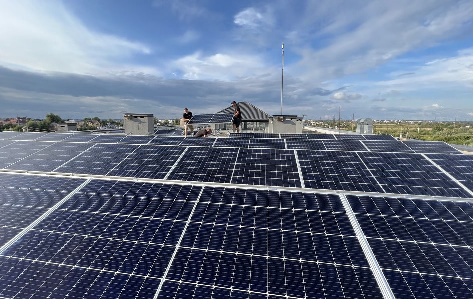 Сонячна станція в с.Солонка Львівська обл.