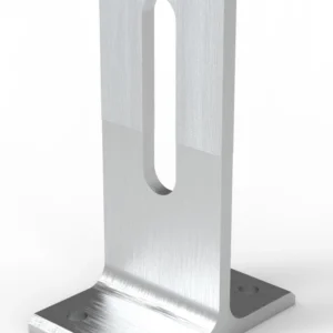 Кронштейн алюмінієвий Т-подібний з 4 отворами