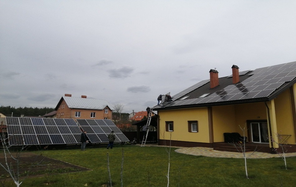 СЕС в с. Суховоля, Львівська обл.