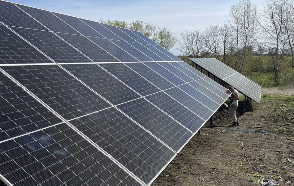 СЕС в с.Глинна, Тернопільської обл.