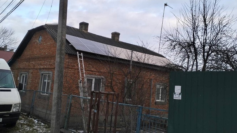 СЕС в смт Козова, Тернопільська обл.