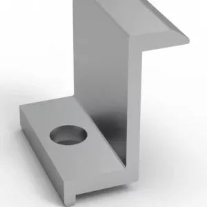 Притиск кінцевий, прижим алюмінієвий під сонячні панелі