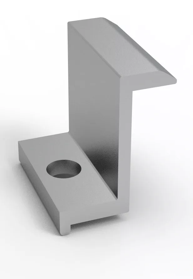 Притиск кінцевий, прижим алюмінієвий під сонячні панелі