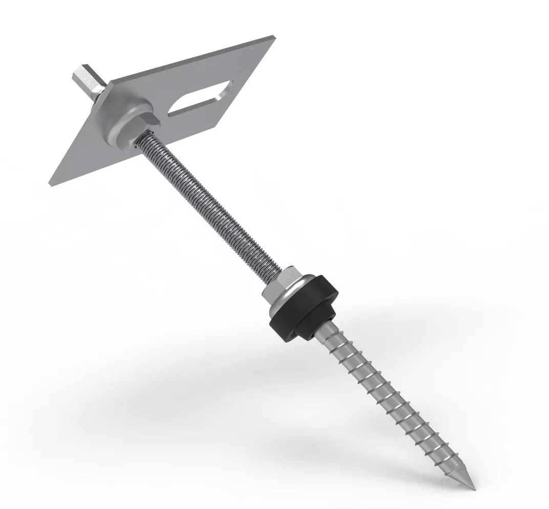 Кріплення для сонячних панелей гвинт-шуруп