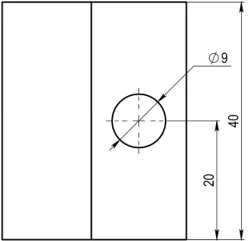 Притиск кінцевий, прижим алюмінієвий під сонячні панелі