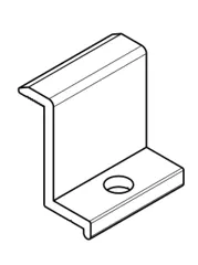 Притиск кінцевий, прижим алюмінієвий під сонячні панелі