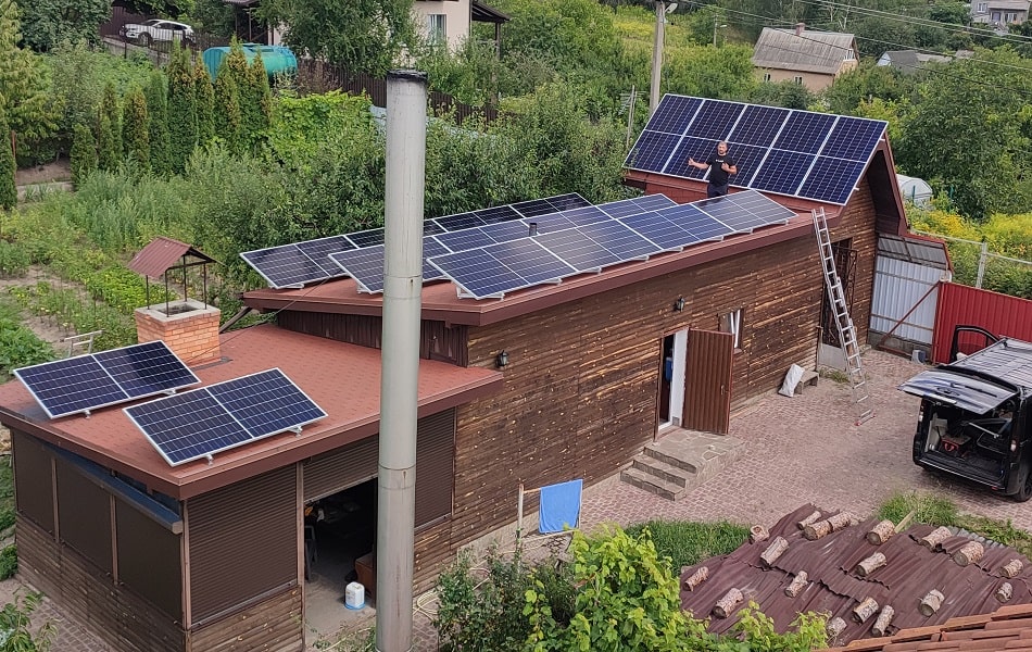 СЕС в с. Петрушки, Київська обл.