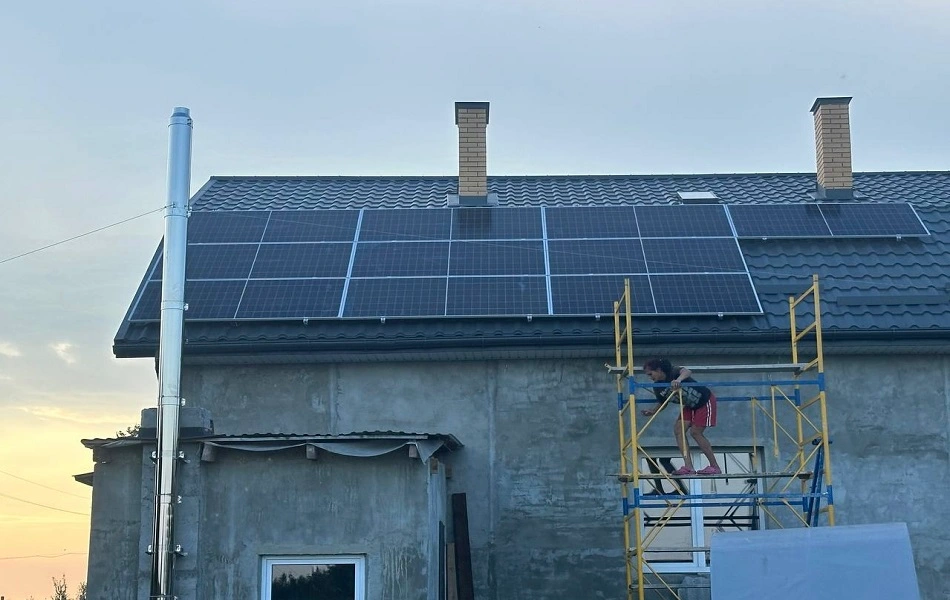 СЕС в с Товщів, Львівська обл