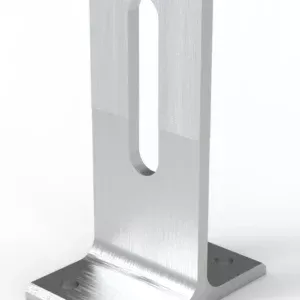 Кронштейн алюмінієвий Т-подібний з 4 отворами