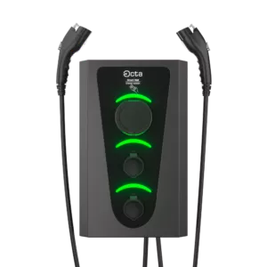 Octa Smart Wall – трипортова зарядна станція для електромобілів
