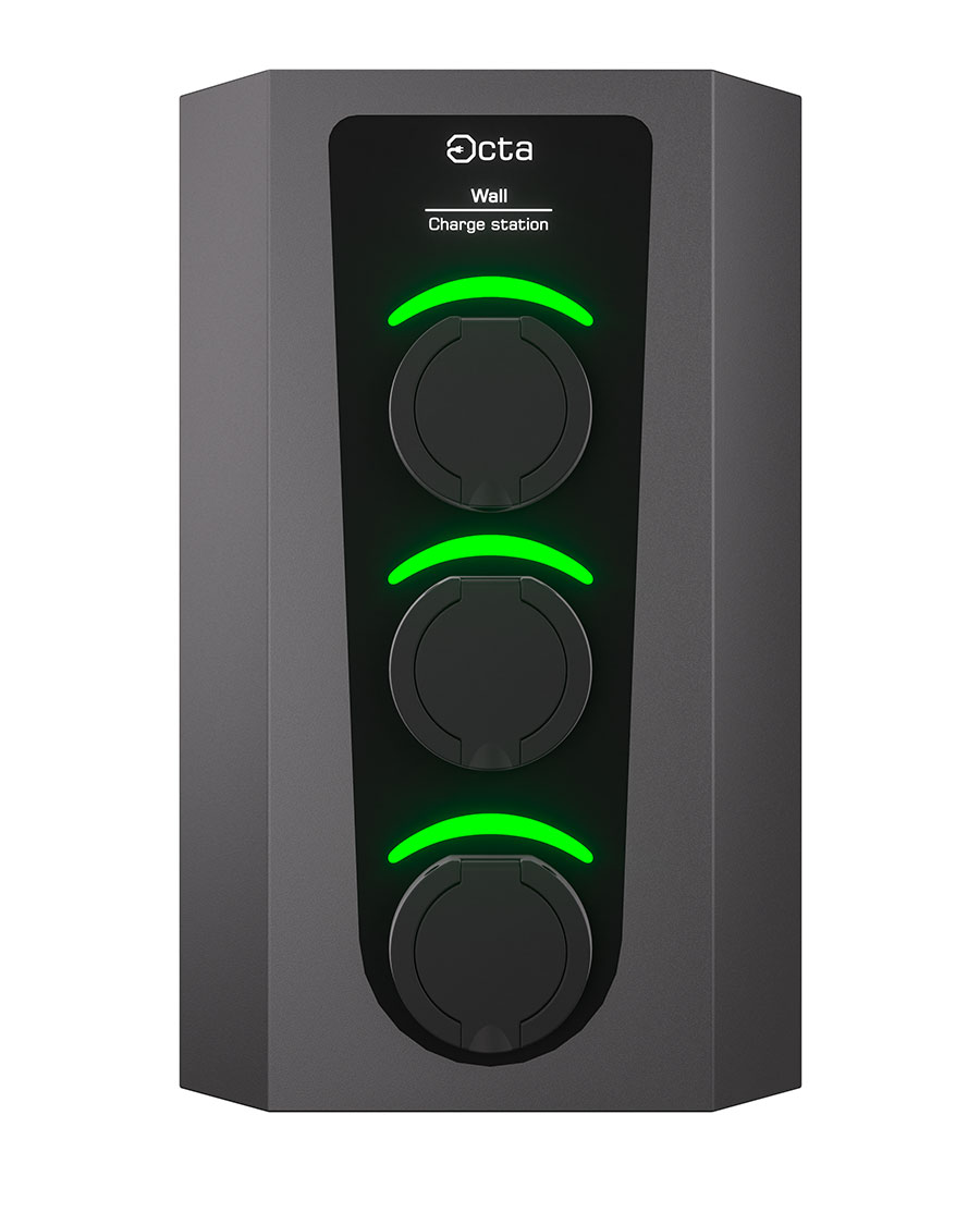 Octa Wall 3 порта socket