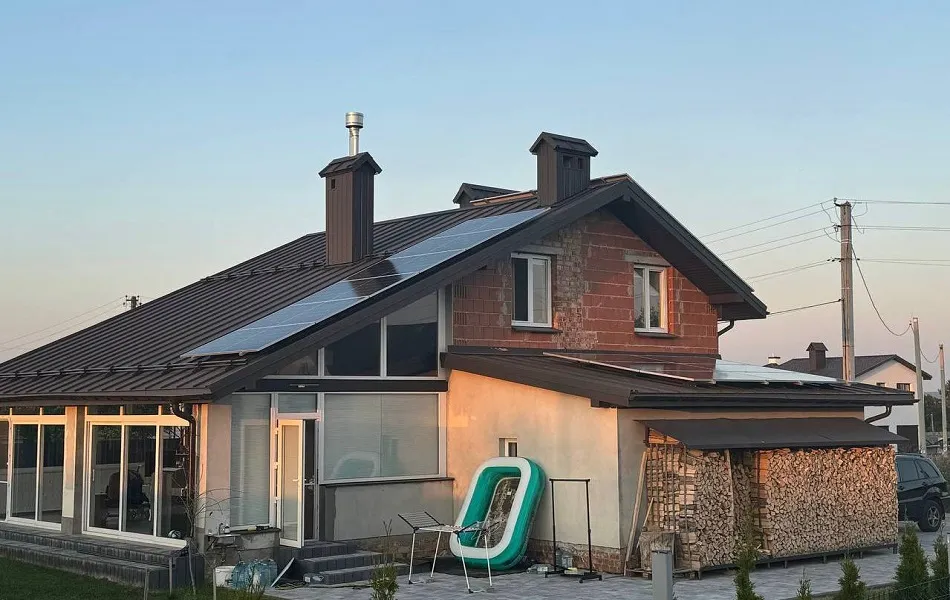 СЕС в с Жирівка, Львівська обл4